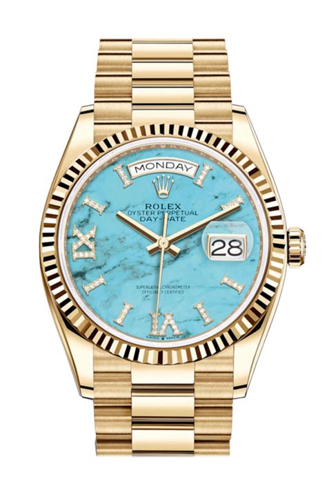 rolex day date 18 carat gold price|day date 36 Rolex price.